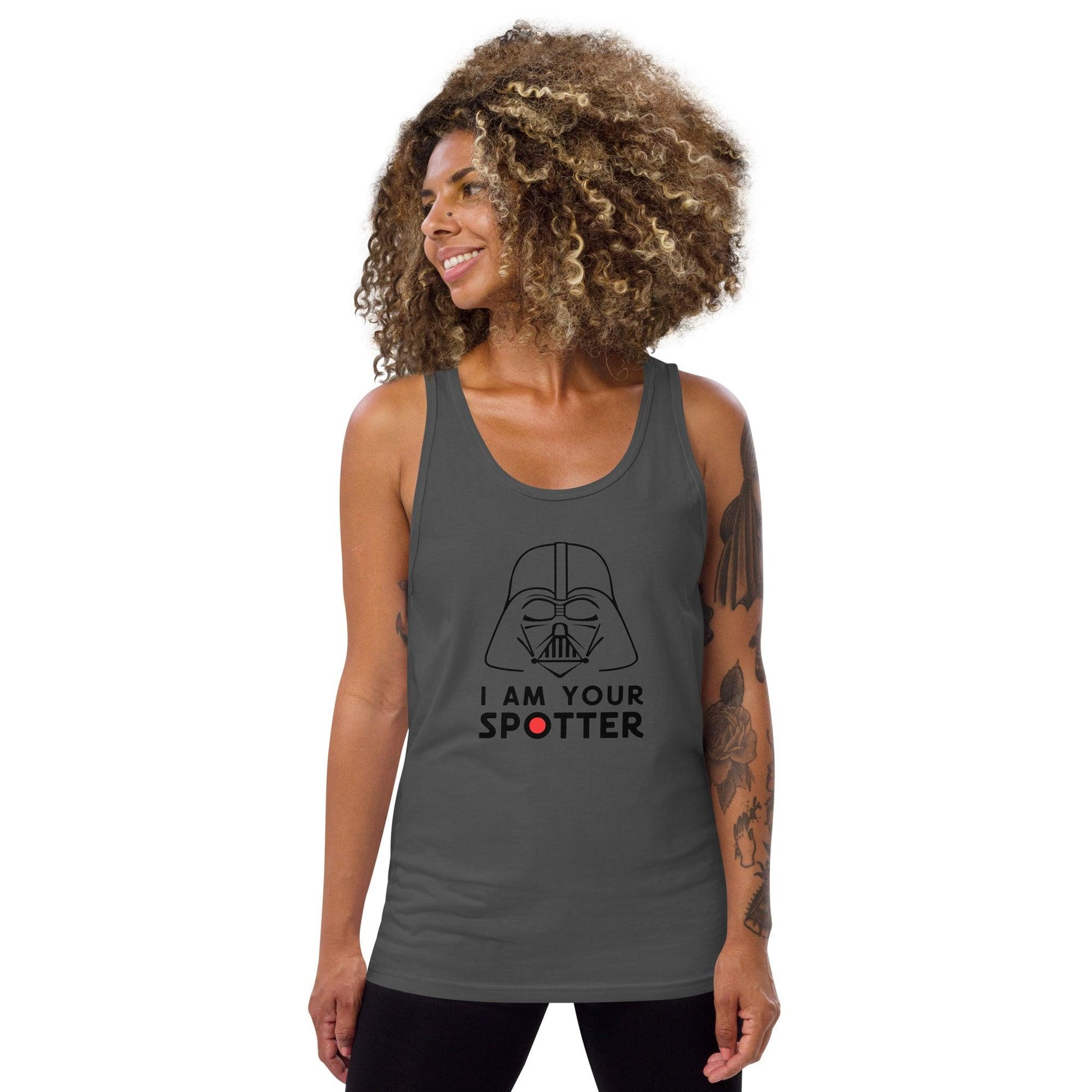 I Am Your Spotter Tank Top - Dyno Sky