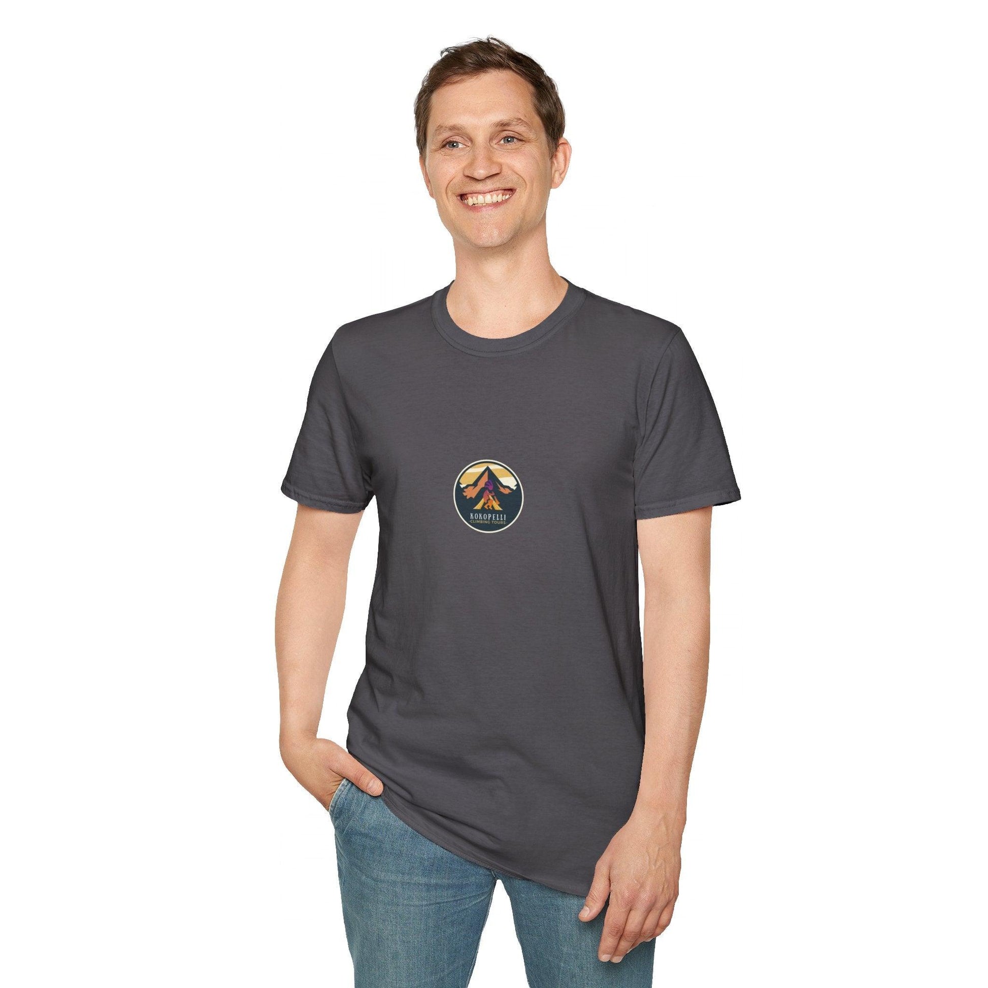 Kokopelli Climbing Tour Shirt (Men's) - Dyno Sky