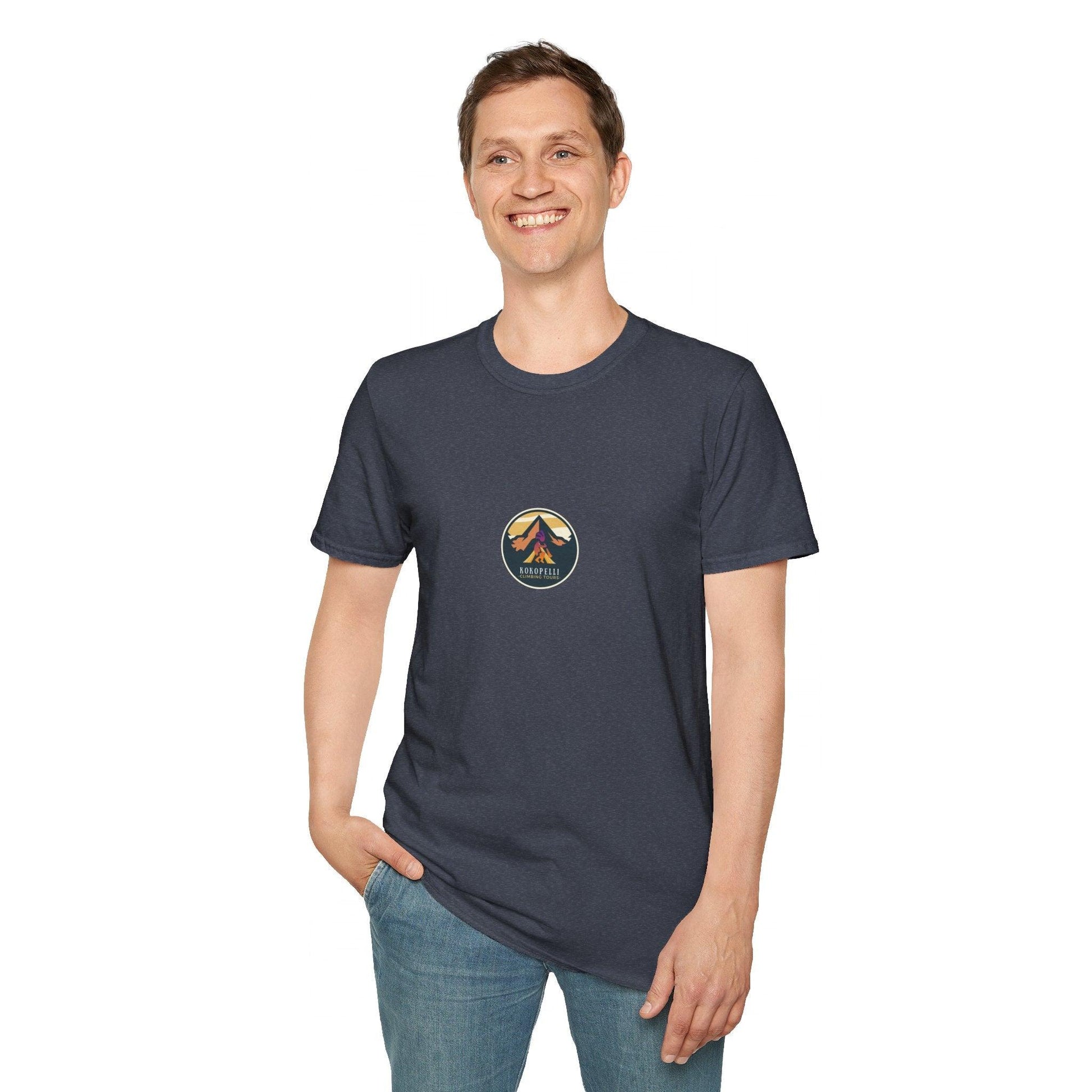 Kokopelli Climbing Tour Shirt (Men's) - Dyno Sky