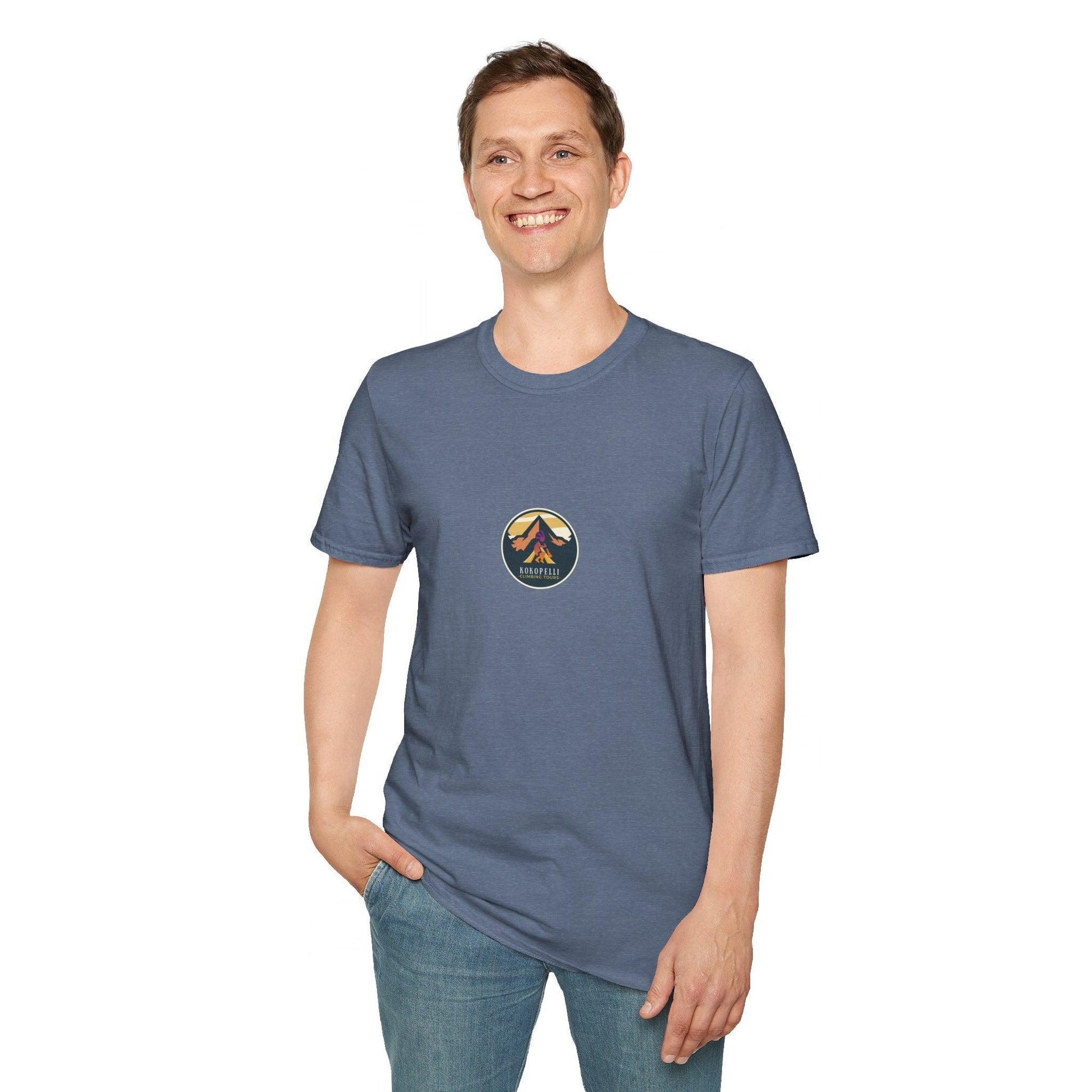 Kokopelli Climbing Tour Shirt (Men's) - Dyno Sky