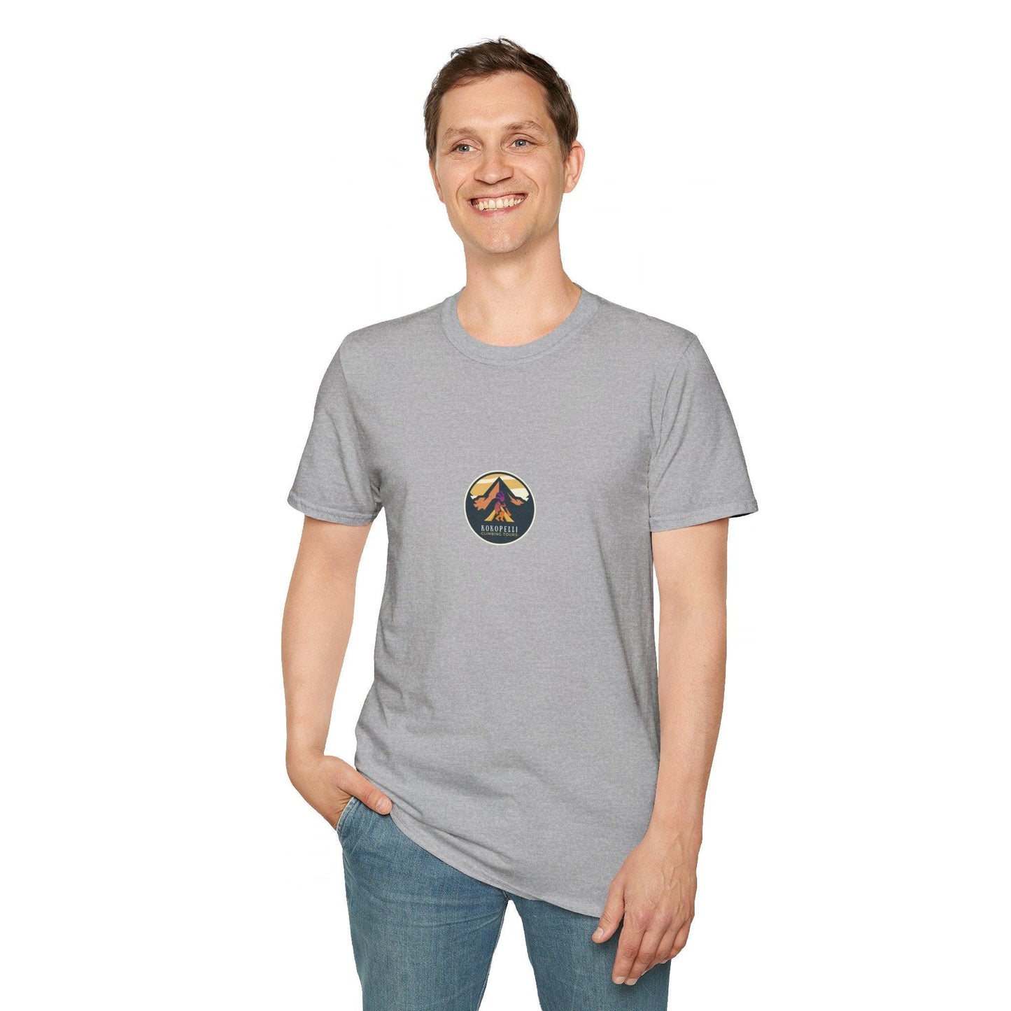 Kokopelli Climbing Tour Shirt (Men's) - Dyno Sky