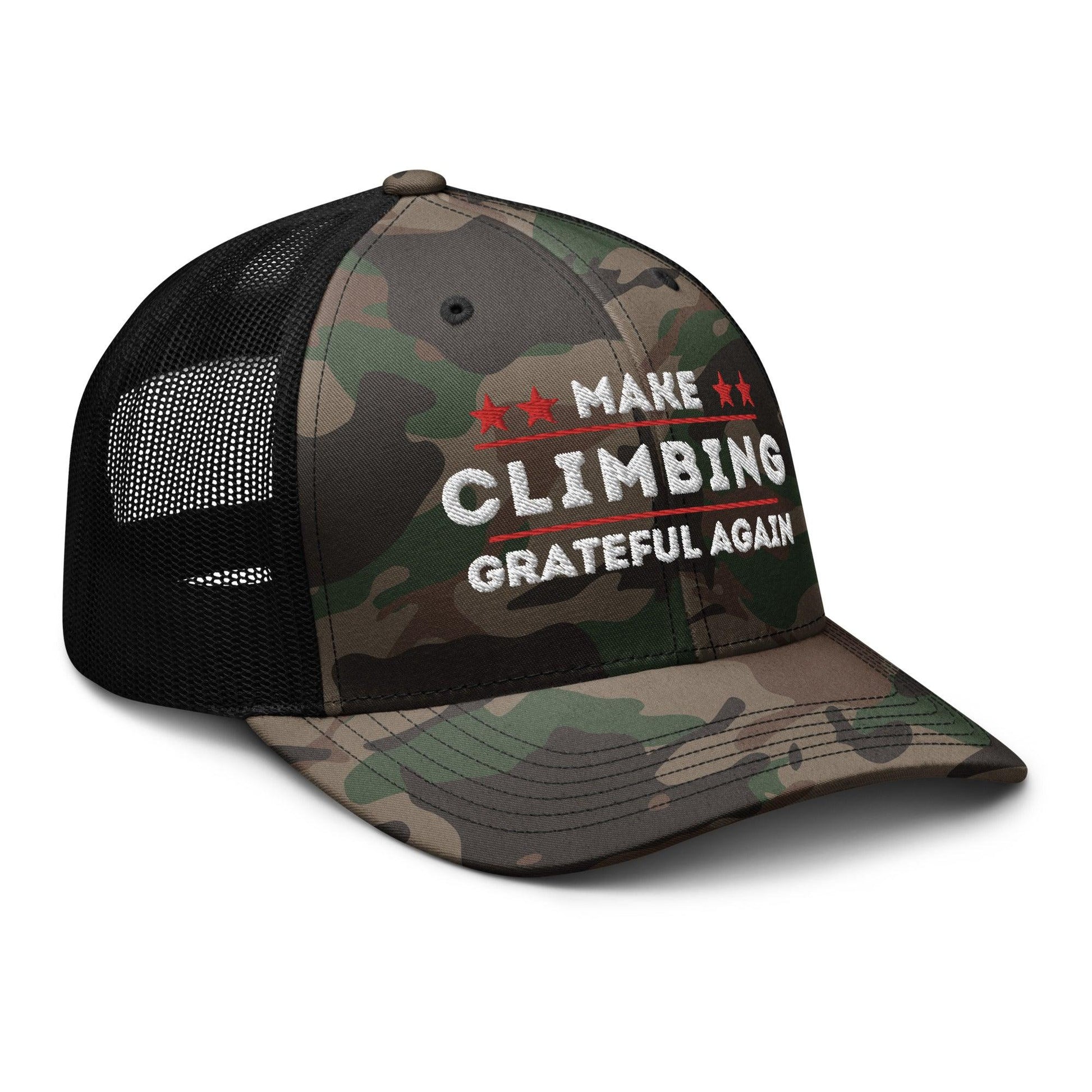 Make Climbing Grateful Again Camo Hat - Dyno Sky