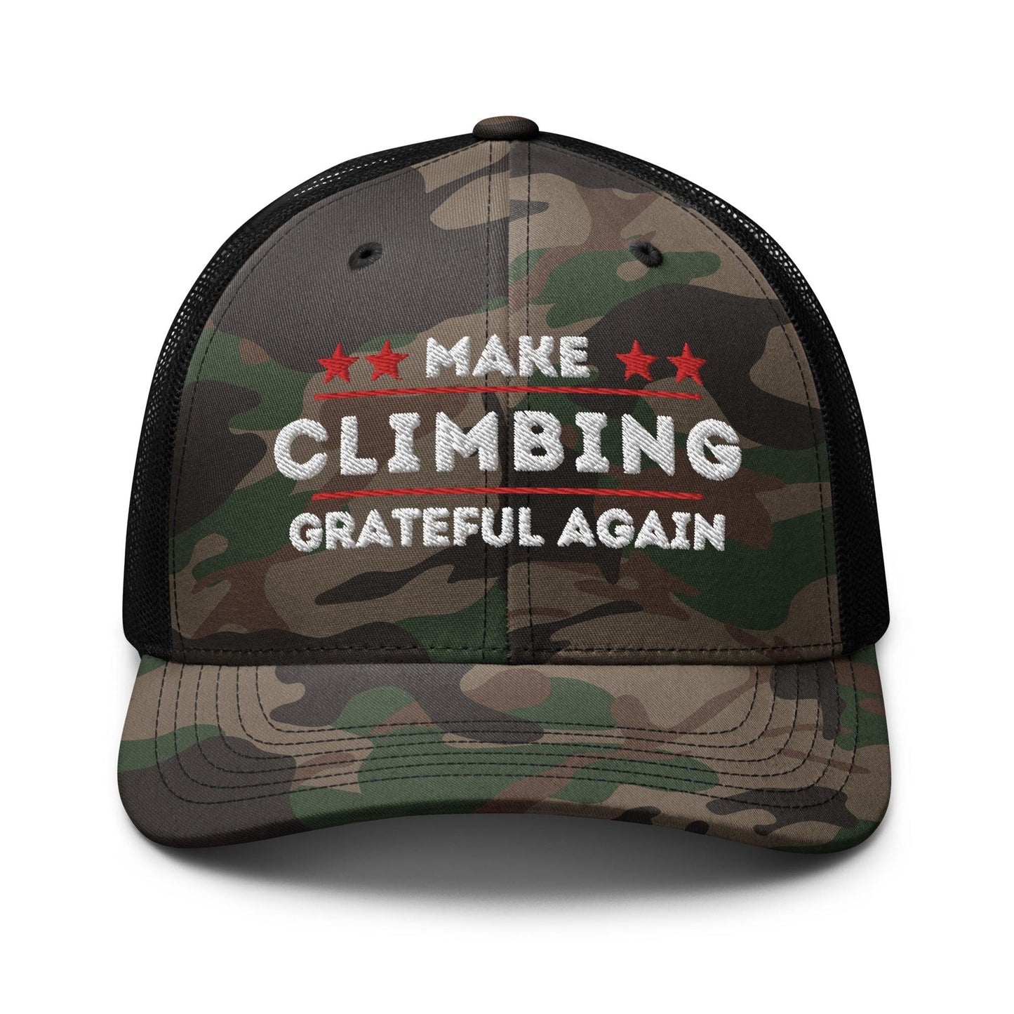 Make Climbing Grateful Again Camo Hat - Dyno Sky