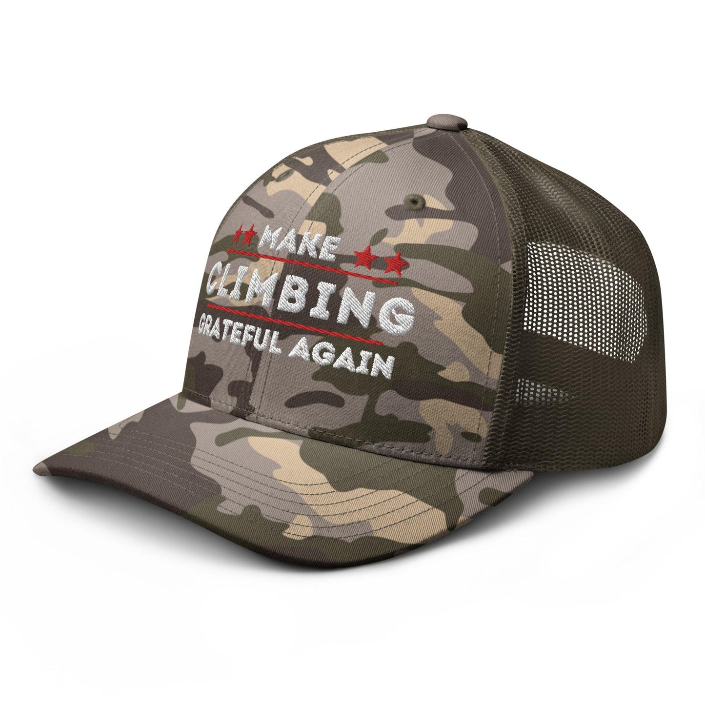 Make Climbing Grateful Again Camo Hat - Dyno Sky