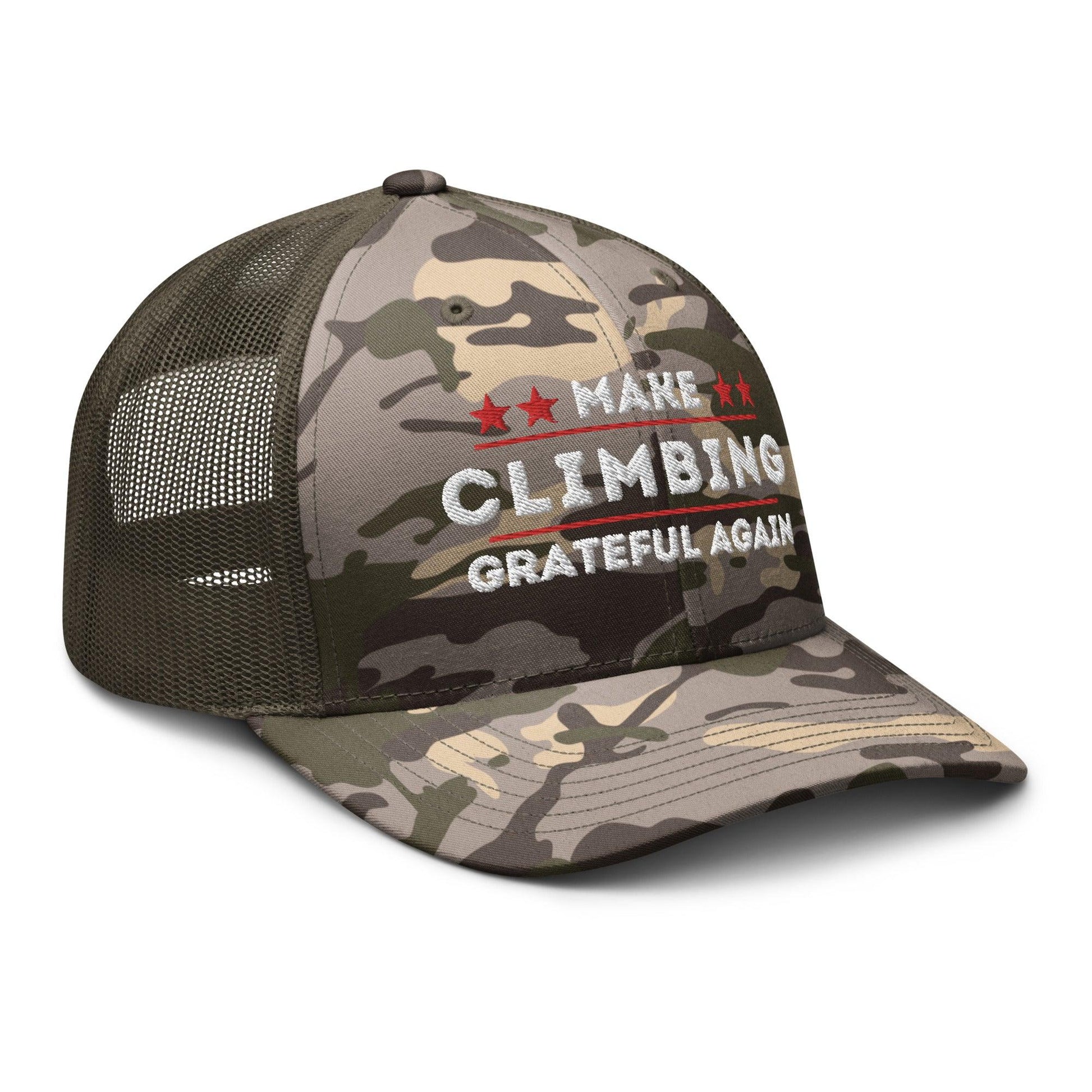 Make Climbing Grateful Again Camo Hat - Dyno Sky