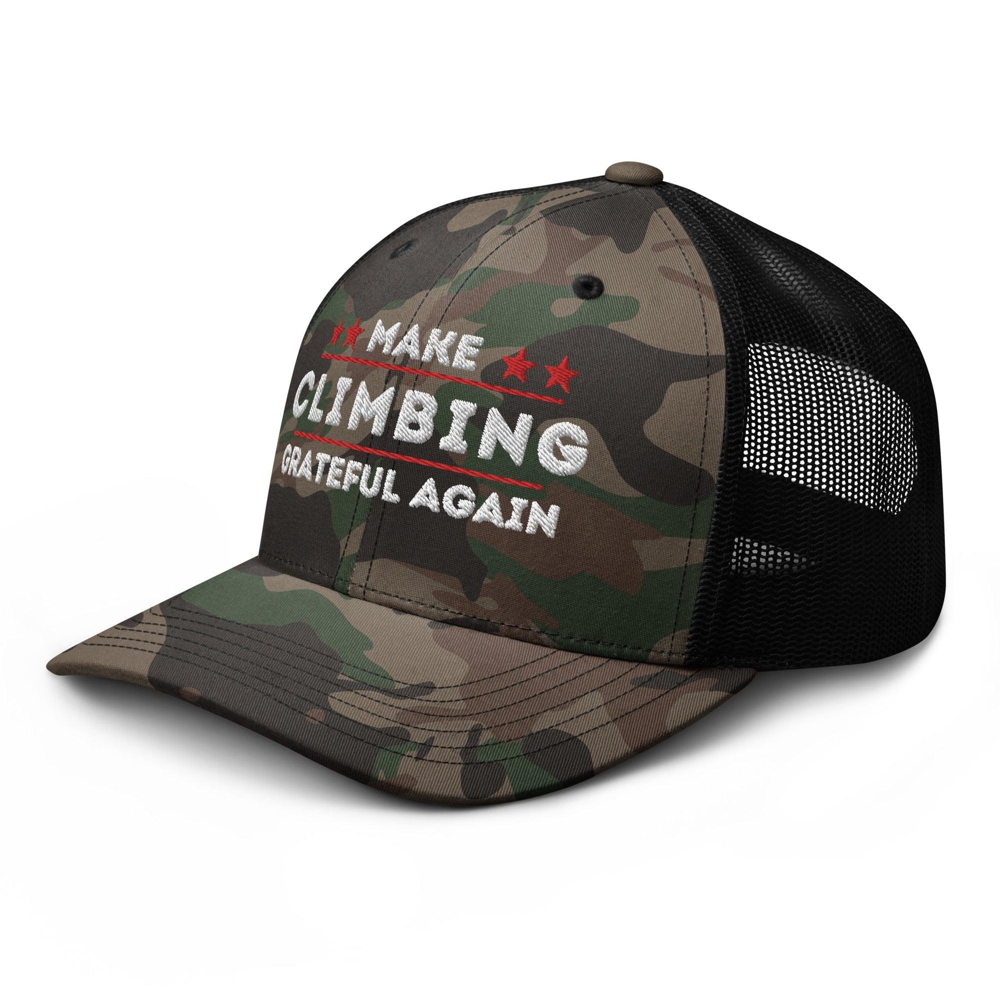 Make Climbing Grateful Again Camo Hat - Dyno Sky