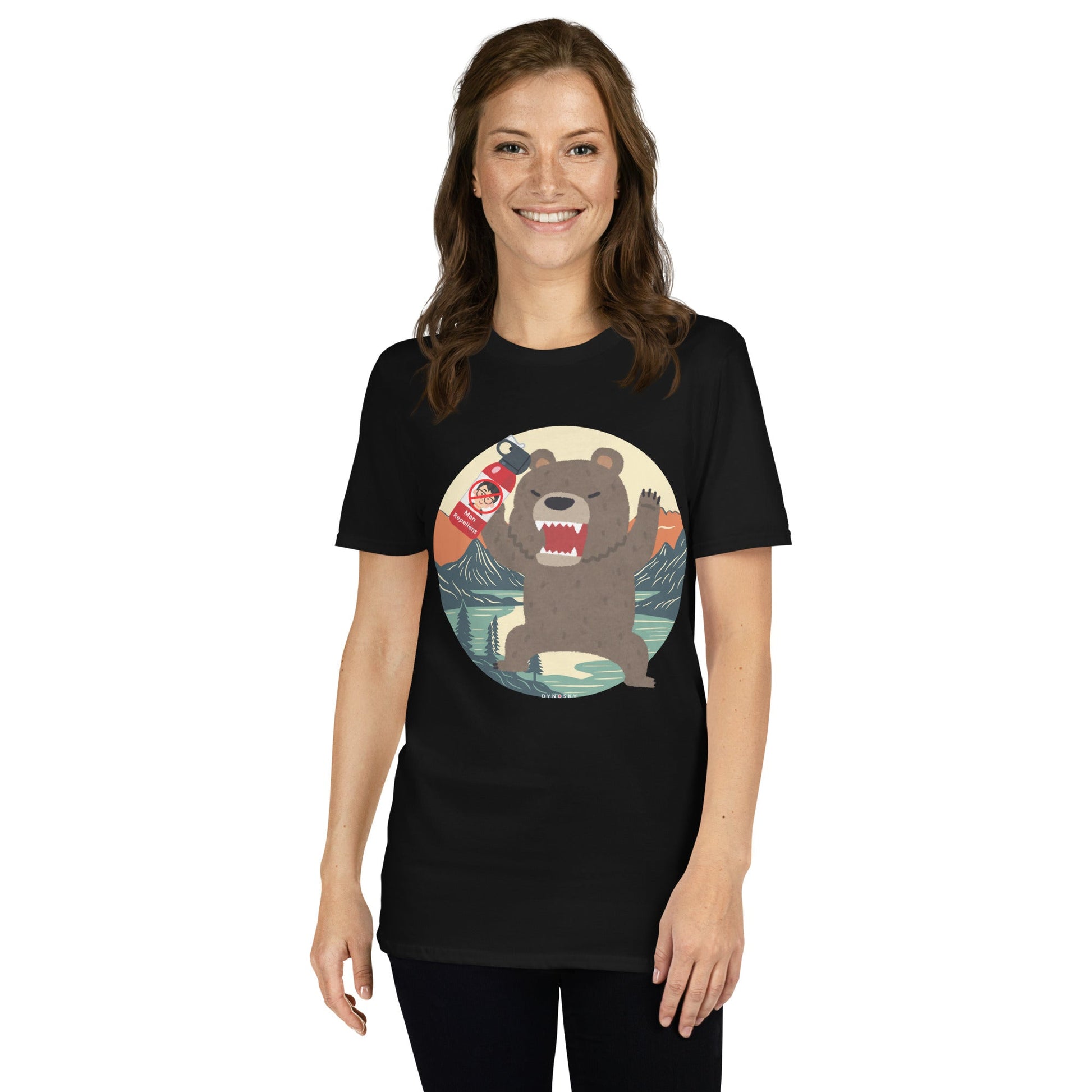 Man Repellent Angry Bear Shirt - Dyno Sky