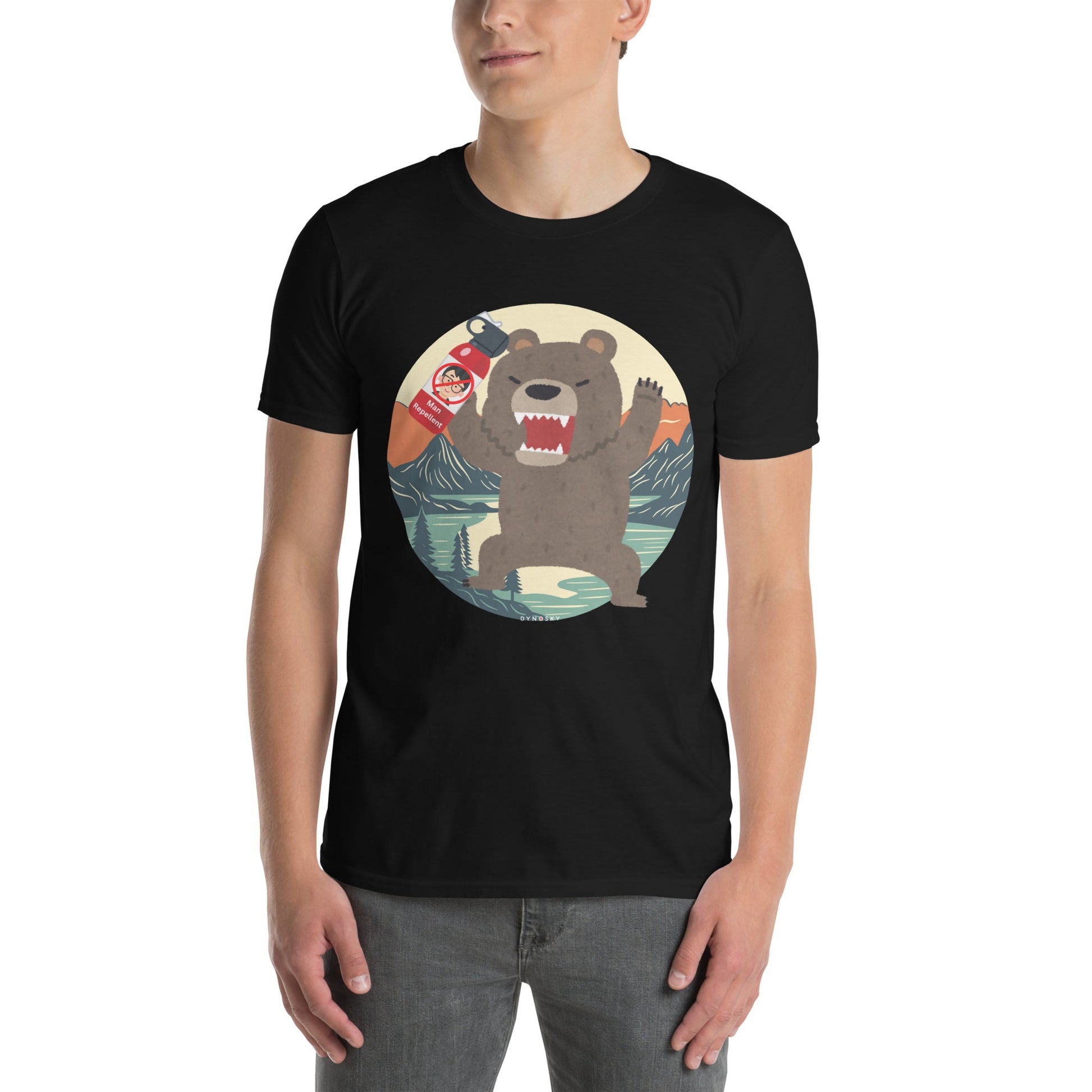 Man Repellent Angry Bear Shirt - Dyno Sky