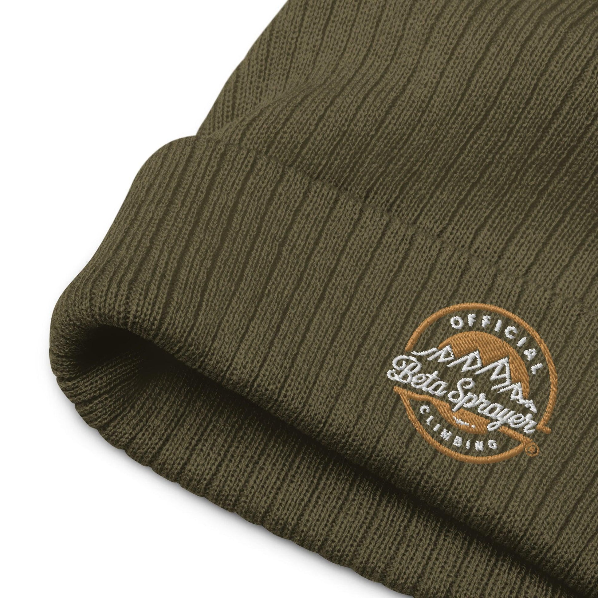 Recycled Beta Sprayer Climber Beanie - Dyno Sky