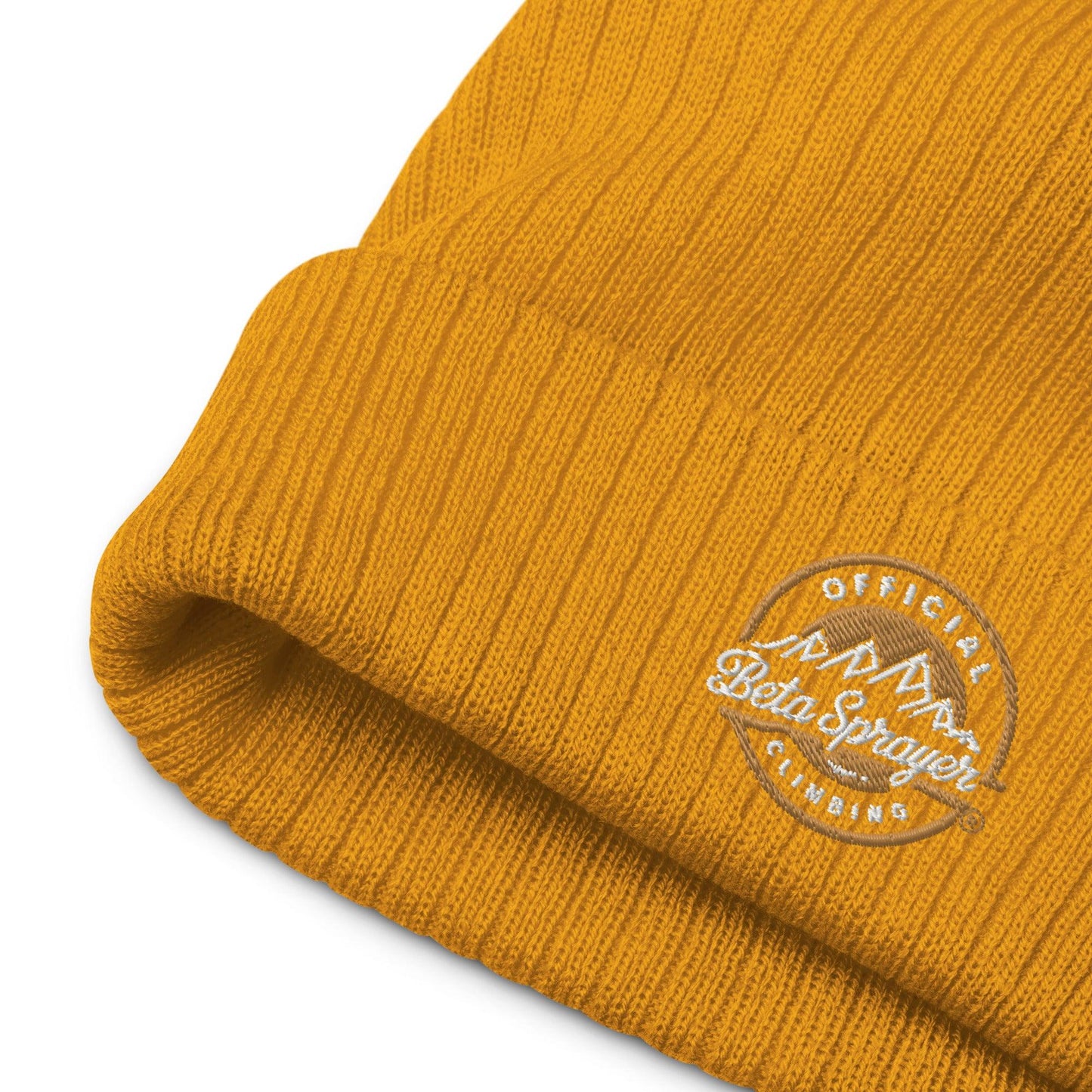 Recycled Beta Sprayer Climber Beanie - Dyno Sky