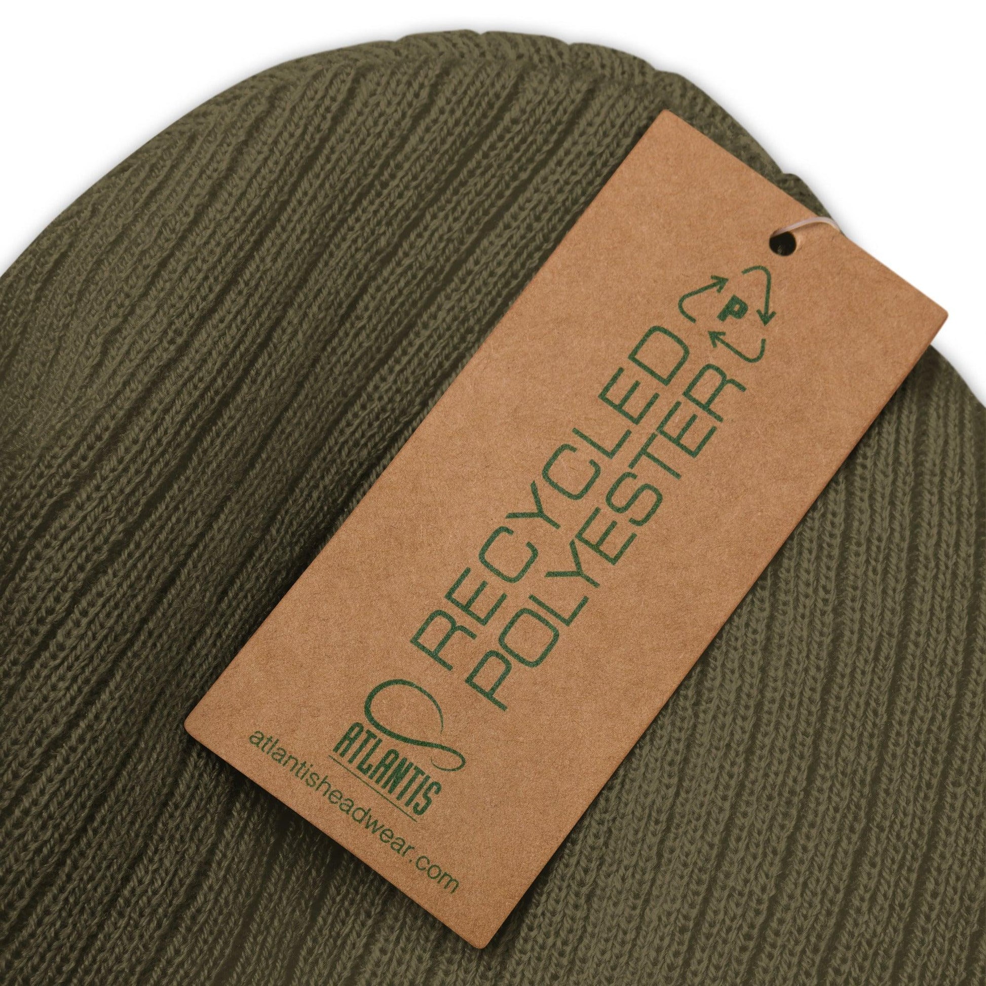 Recycled Beta Sprayer Climber Beanie - Dyno Sky