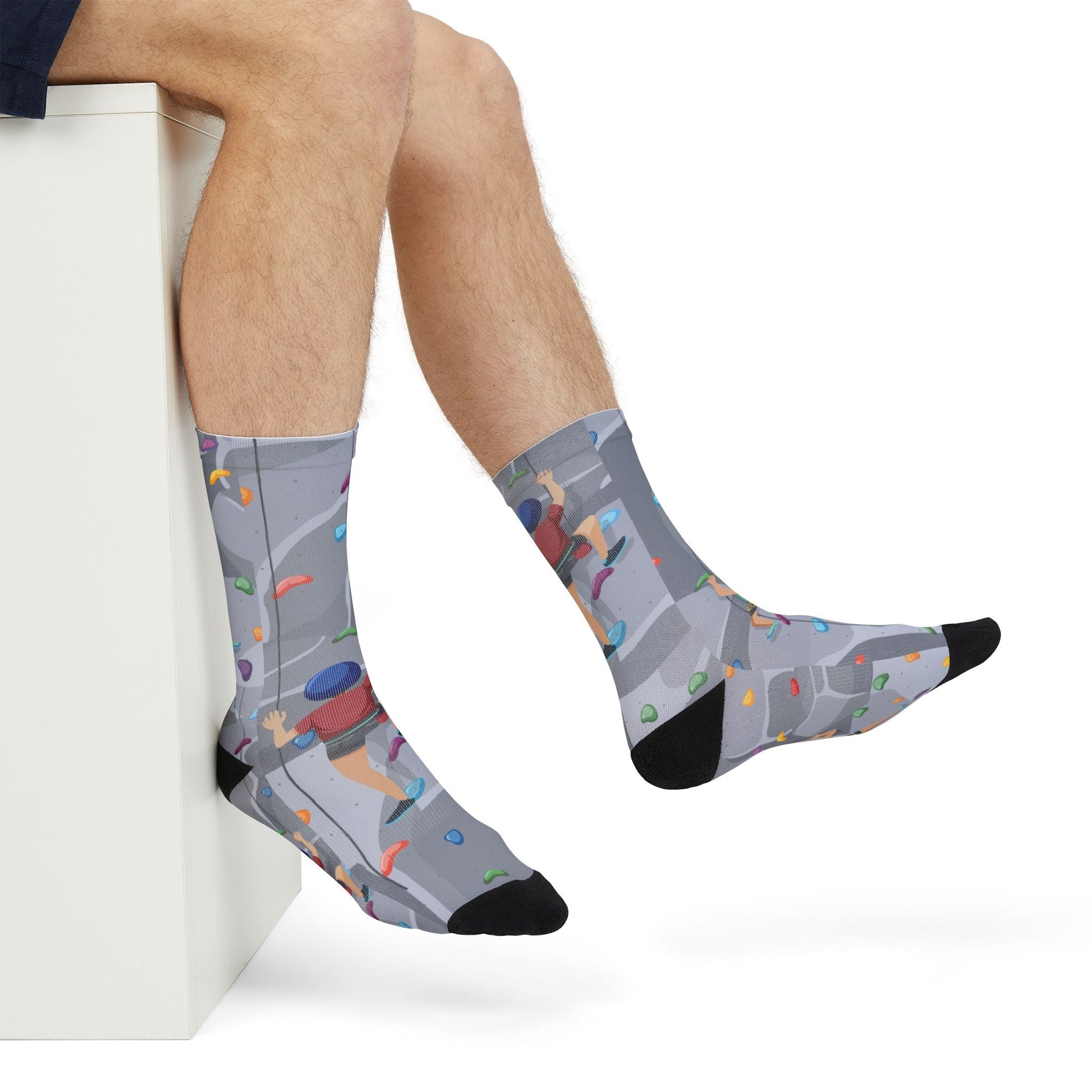 Sublimation Crew Socks - Dyno Sky