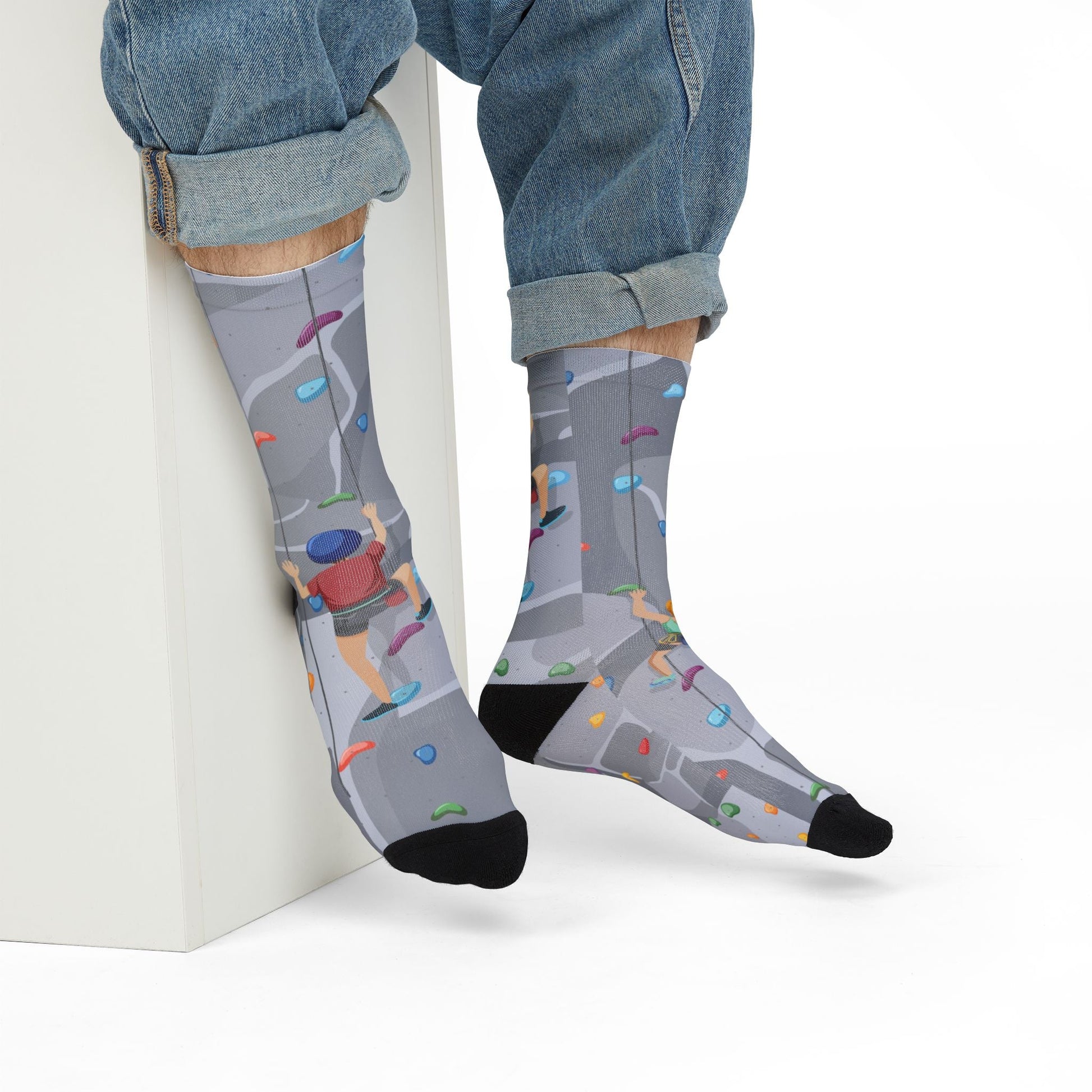 Sublimation Crew Socks - Dyno Sky